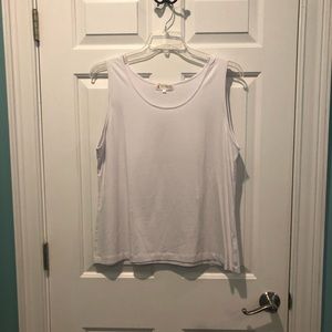 Texere White Tank Layering Top Size 2X